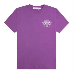 Off-White Purple Short Sleeve Tee